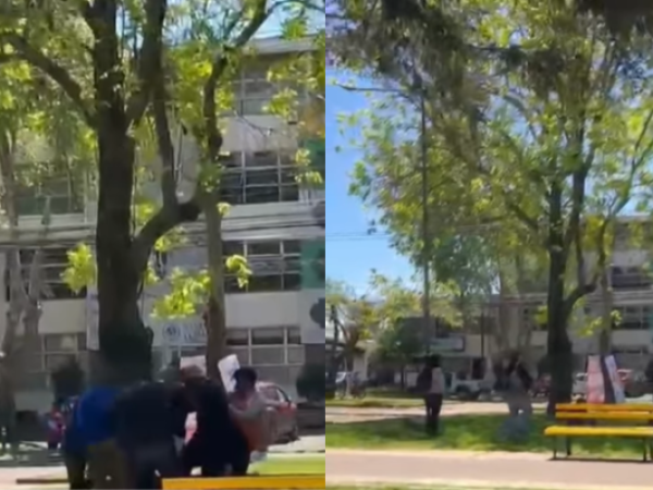 Lo golpearon por agredir a su pareja, pero tres mujeres salieron en su defensa